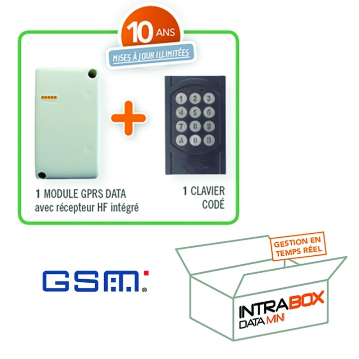Clavier et récepteur GSM Data illimitées 10ans
