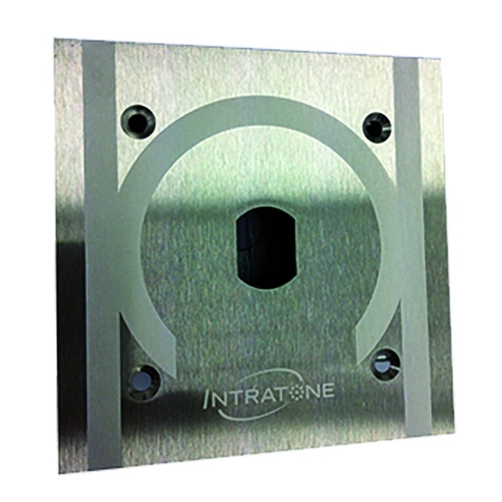 Boîtier inox encastré pour lecteur Vigik