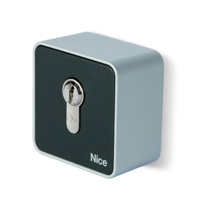 Contact à clé NICE avec barillet européen