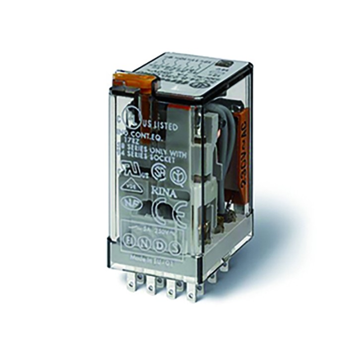 Relais embrochable 4 RT 12VCC