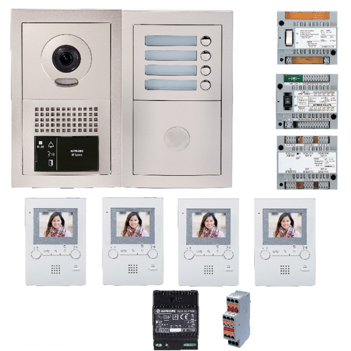 Pack vidéo 4 boutons d'appels