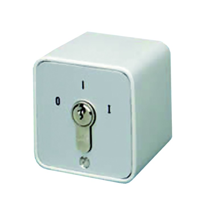 Contact à clé marche /arrêt saillie