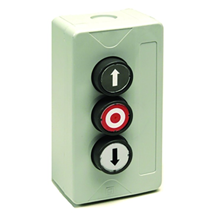 Boîte à 3 boutons saillie