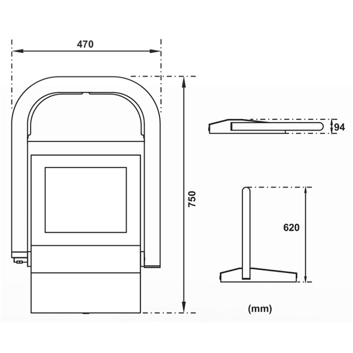 Arceau de parking motorisé solaire