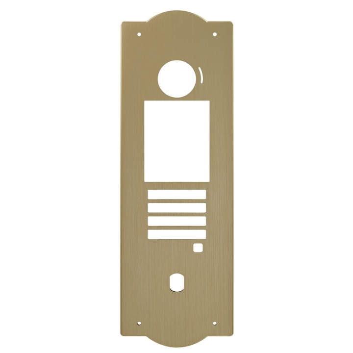 Façade CDG champagne anodisé pour GTDMBLVN