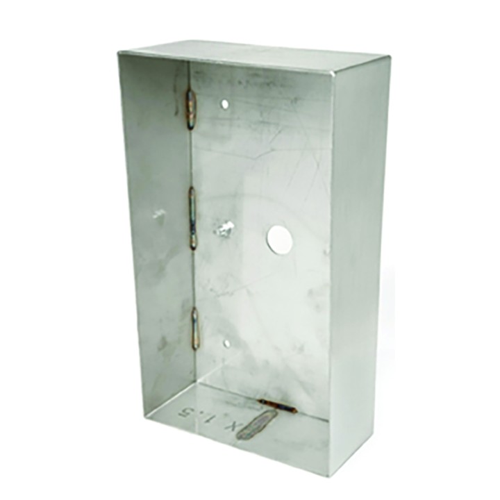 Cadre saillie inox pour platine KDA2-KDA4