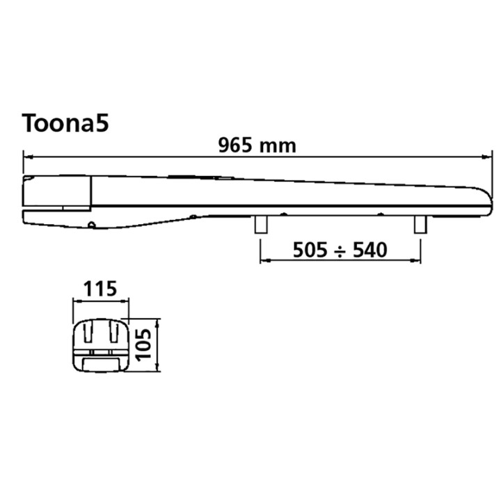 Vérin électromécanique 230v TOONA 5