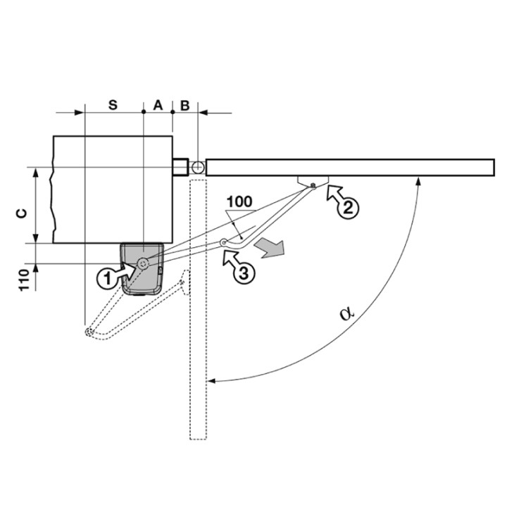 Kit bras articulés 24v