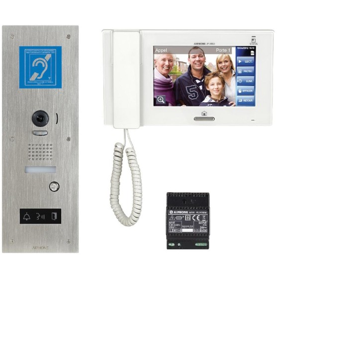 Kit vidéo encastré avec boucle AIPHONE JP | Diferbat | Distributeur FR
