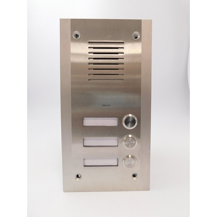 Platine audio appel gardien encastrée 3 BP INTRATONE | Diferbat.fr |