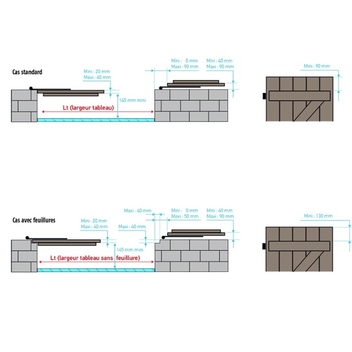 Kit Yslo Flex 1v marron et bras noir