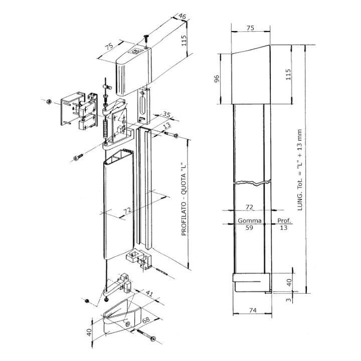 Palpeur à câble lg 2m | Diferbat | Distributeur Français