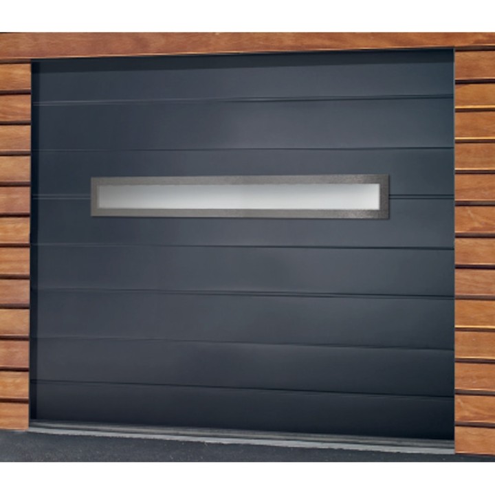 Porte sectionnelle sur-mesure ressorts latéraux motorisée