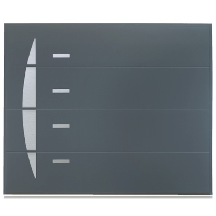 Porte sectionnelle sur-mesure ressorts latéraux motorisée