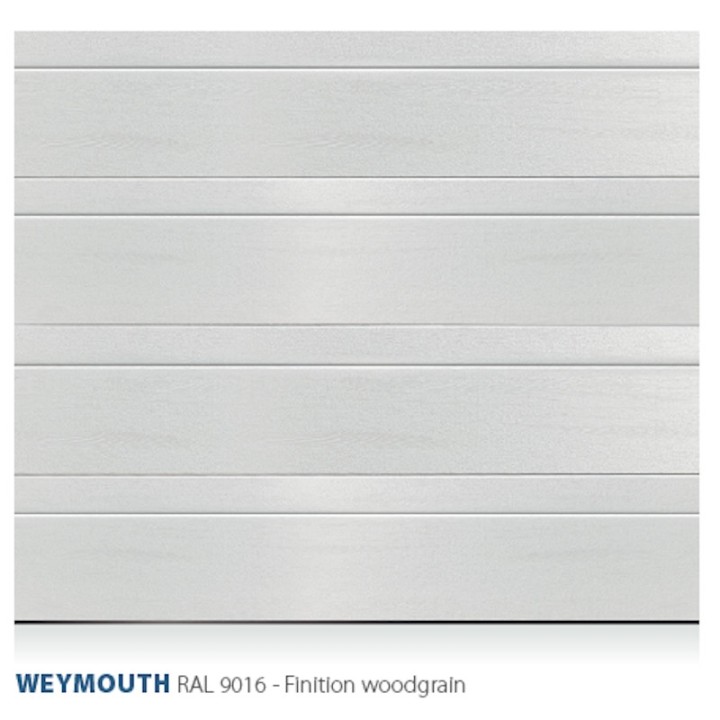 Porte sectionnelle sur-mesure ressorts latéraux motorisée