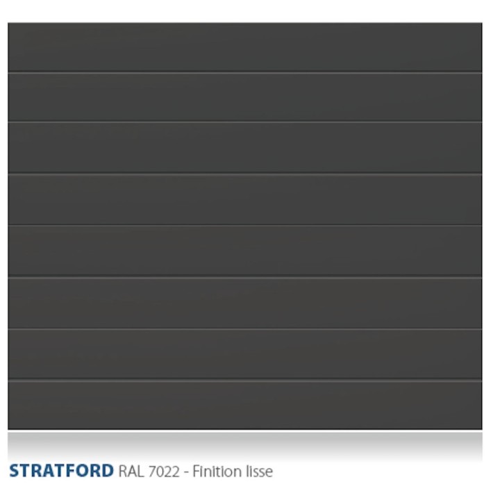 Porte sectionnelle standard ressorts latéraux motorisée