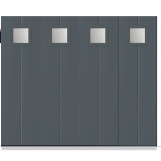 Porte sectionnelle latérale sur-mesure motorisée