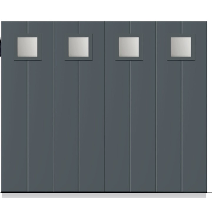 Porte sectionnelle latérale sur-mesure motorisée