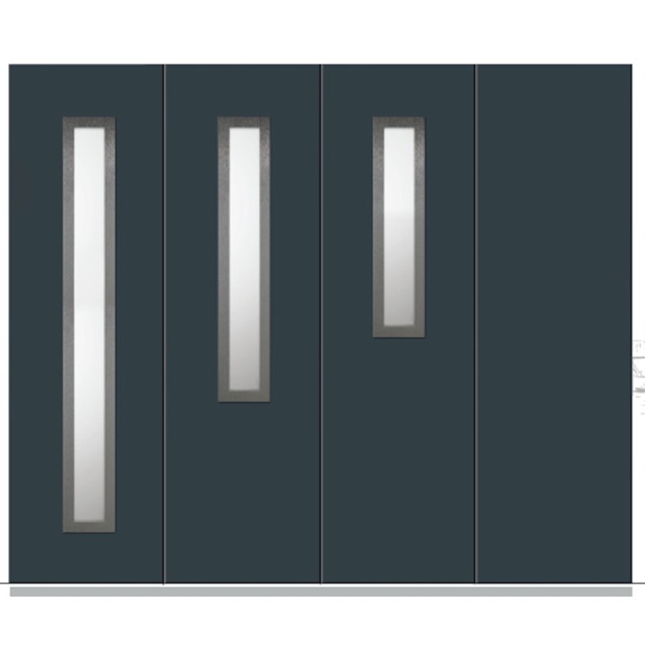 Porte sectionnelle latérale sur-mesure motorisée