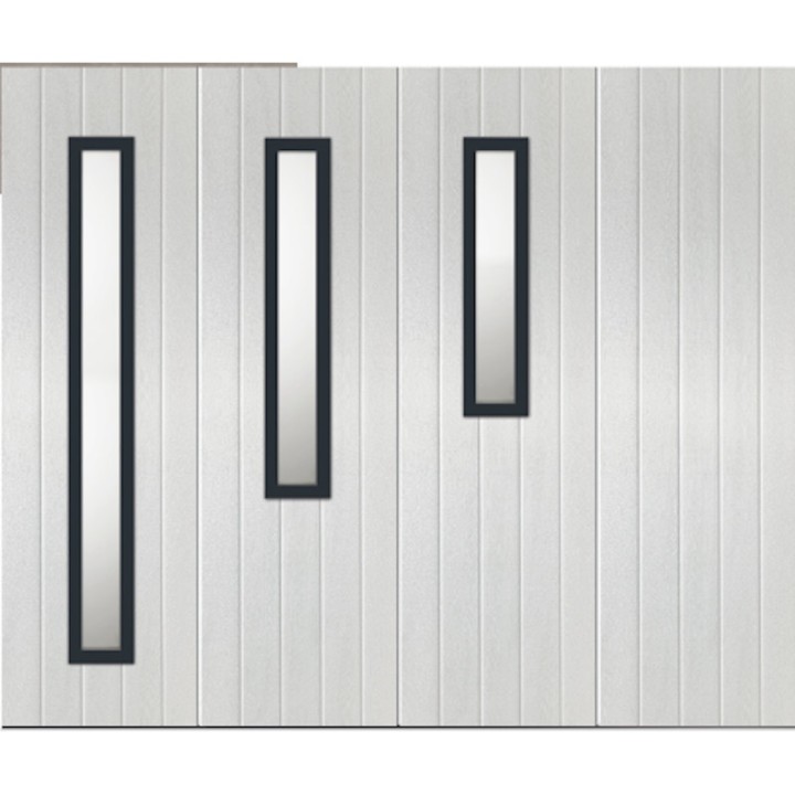 Porte sectionnelle latérale sur-mesure motorisée