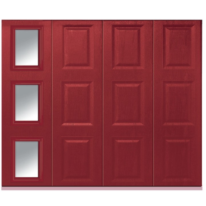 Porte sectionnelle latérale standard motorisée