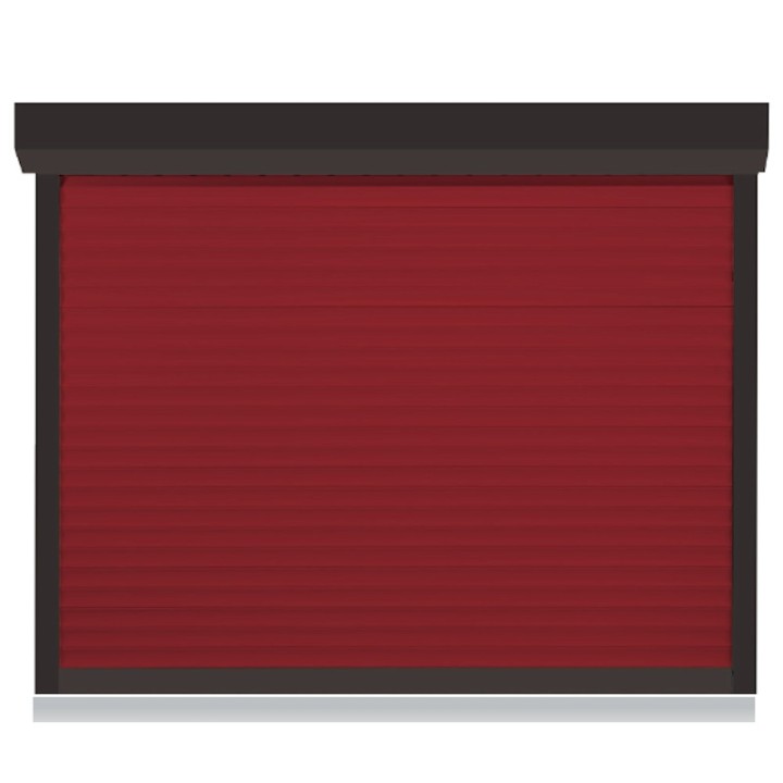 Porte enroulable lame alu isolée 77x19