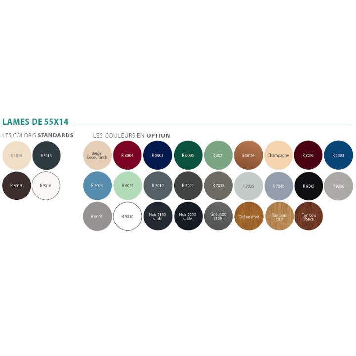 Porte enroulable lame alu isolée 77x19