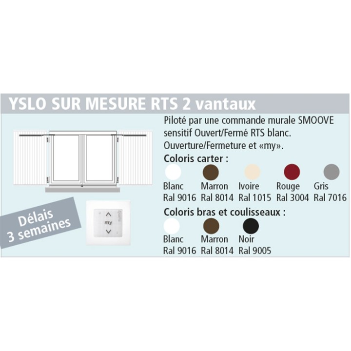 Kit Yslo io sur-mesure 2v couleur standard