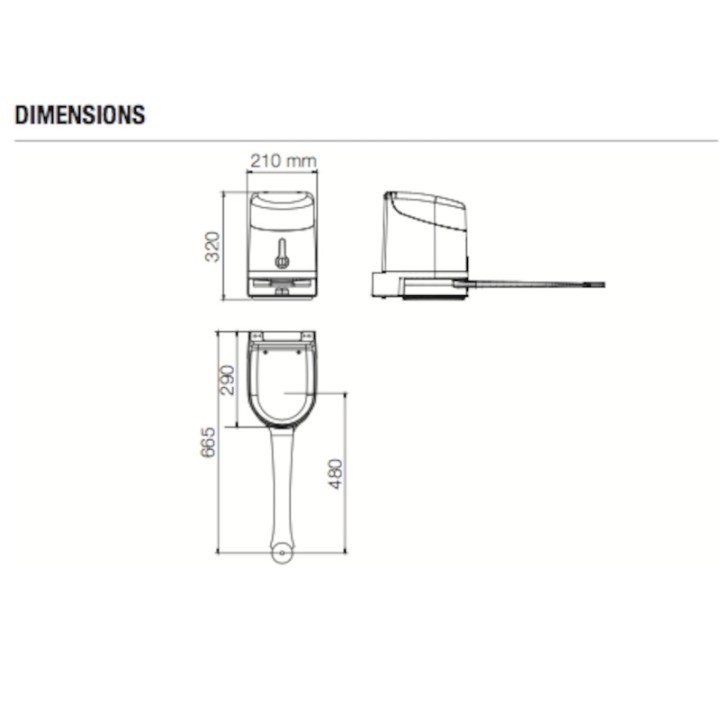 HK7224 Moteur HYKE sans éléctronique