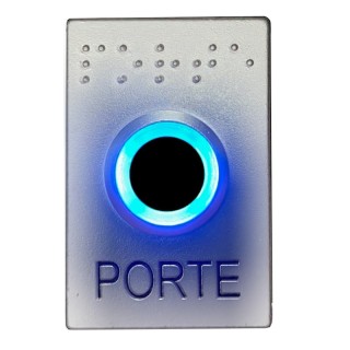 Pack 1 bouton poussoir sans contact UB-ONE finitio antracite