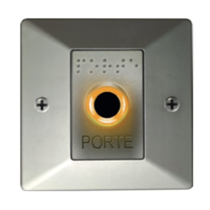 Pack 1 bouton poussoir sans contact UB-ONE finitio antracite