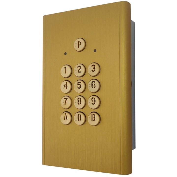 CLAVIER CODE HAUSSMANN COMPACT 2 RELAIS POSE ENCASTRE OR