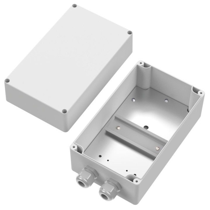 Boitier IP65 pour alimentation rail DIN