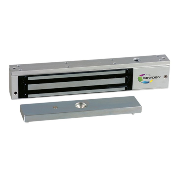 Ventouse électromagnétique applique 300daN 12-24V DC+CTC+LEDs
