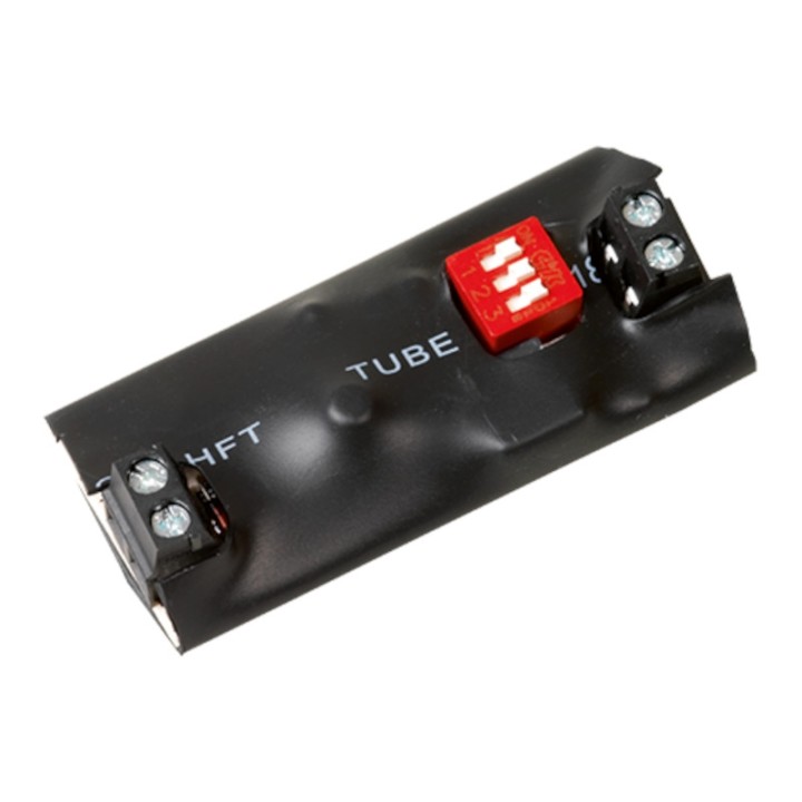 Temporisation 12-24V DC sous gaine thermo 1 contact NC 5-60 sec