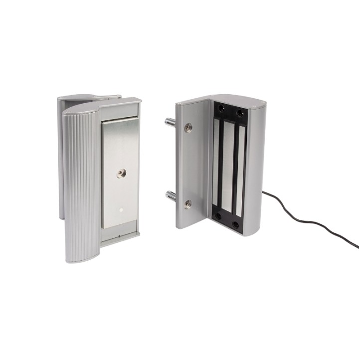 Ventouse grise 300Kg - Poignée de tirage profil 40 à 80 mm