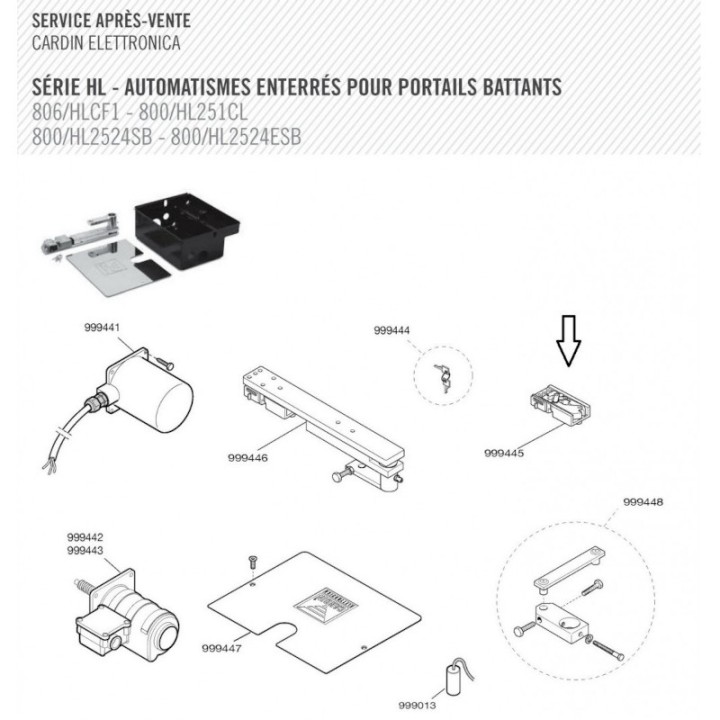 Boite deverouillage pour HL2524