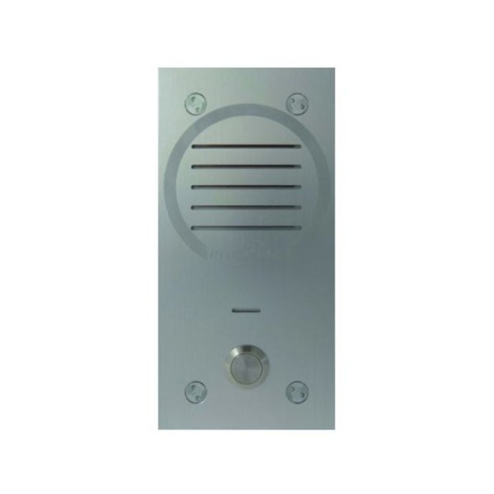 Interphone audio 1 bouton - Encastrement - Inox