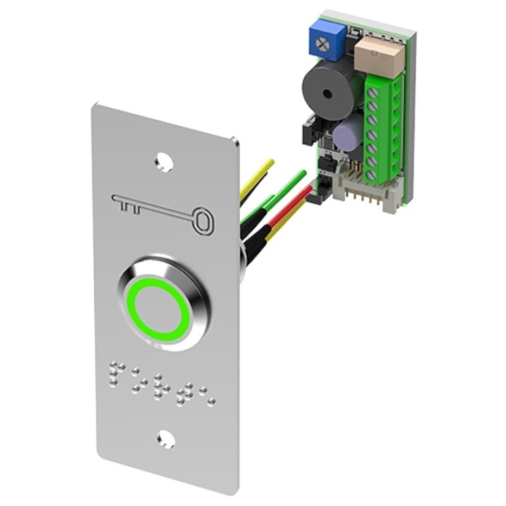 Kit bouton poussoir avec plaque