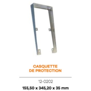 CASQUETTE POUR INTERPHONE VIDEO VENDONE POSE SAILLIE FINITION INOX