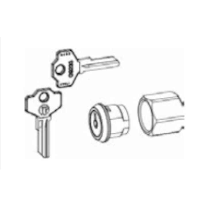 CYLINDRE ACCES SERRURE DEVEROUILLAGE + CLES ELDOM