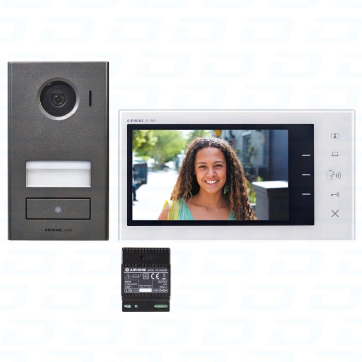 KIT VIDEO PLATINE SAILLIE AVEC MEMOIRE ECRAN 7"2 FILS INTEGRAL