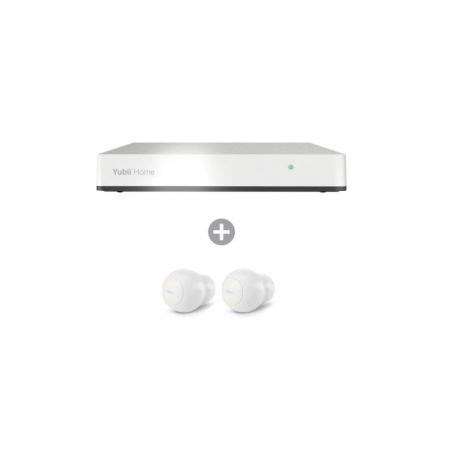 KIT INTEGRANT UNE BOX DOMOTIQUE YUBII HOME ET 2 TETES THERMOSTATIQUES