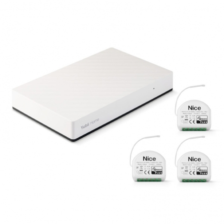 KIT INTEGRANT UNE BOX DOMOTIQUE YUBII HOME ET 3 MICROMODULES BIDISHUT