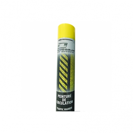 Bombe de peinture jaune 500mL