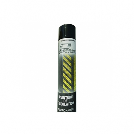 Bombe de peinture noire 500mL