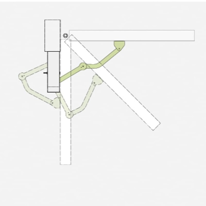 BRAS AVEC VERROUILLAGE POUR CONDOR 500/500S - L385MM+330MM