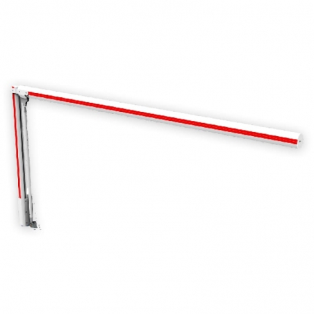 Lisse alu 180x118 mm articulée de 4 m + Bandes reflectorisantes