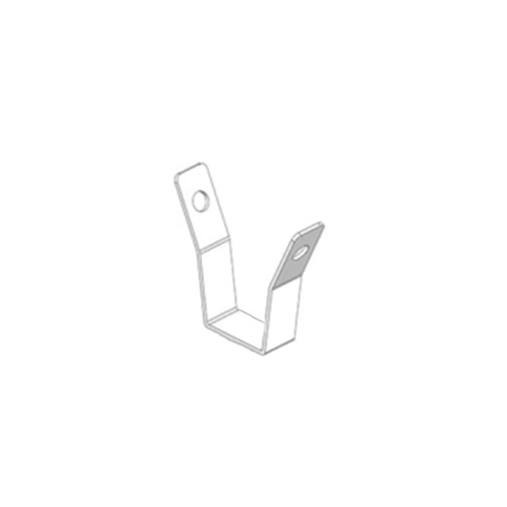 V de réception de grille à fixer sur reposoir 80x80 mm