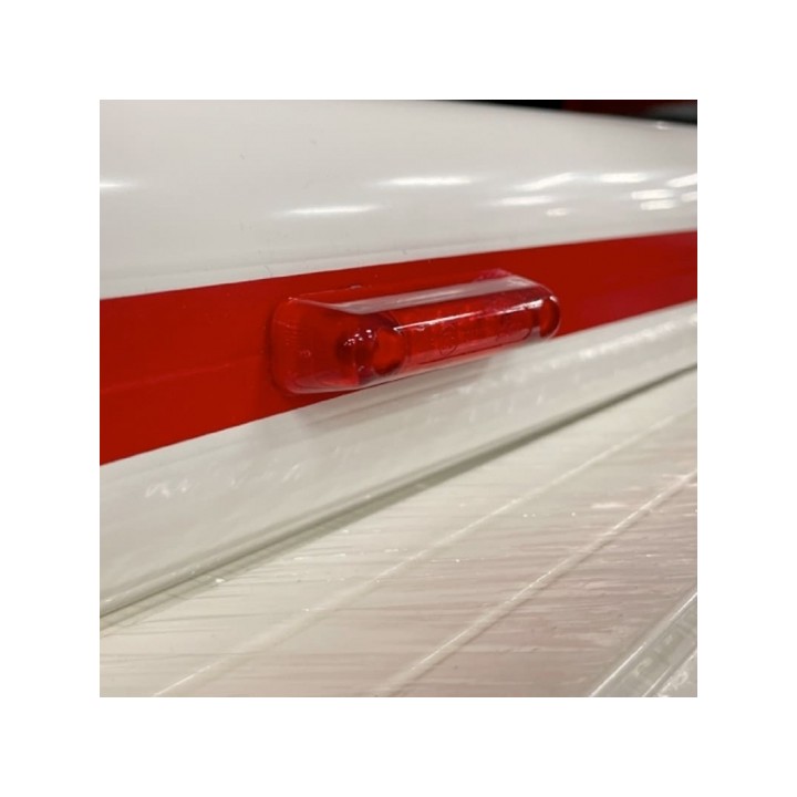 Feu à LED extra plat rectangulaire de 65x16 pour lisse ronde ou ovale